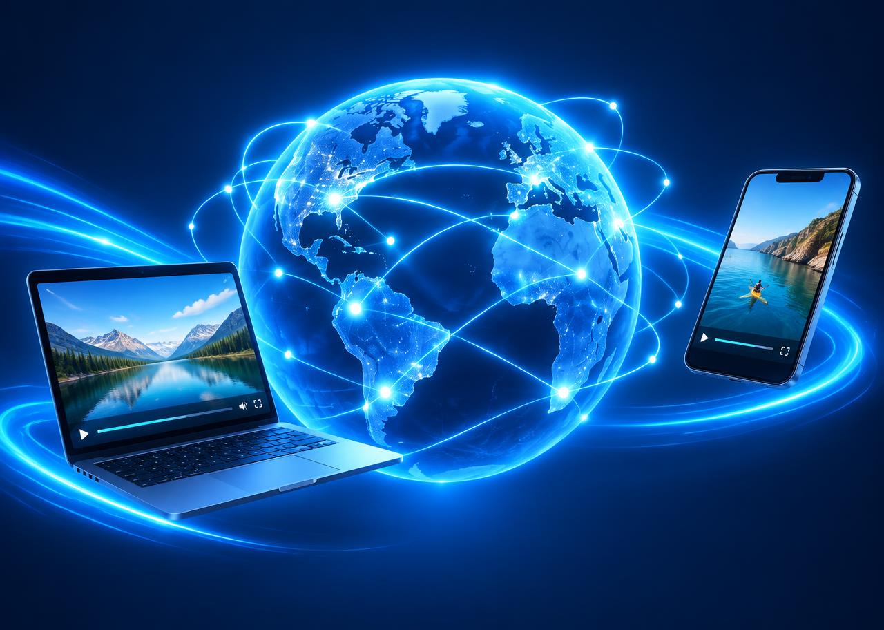QuickQ 全球网络节点拓扑图